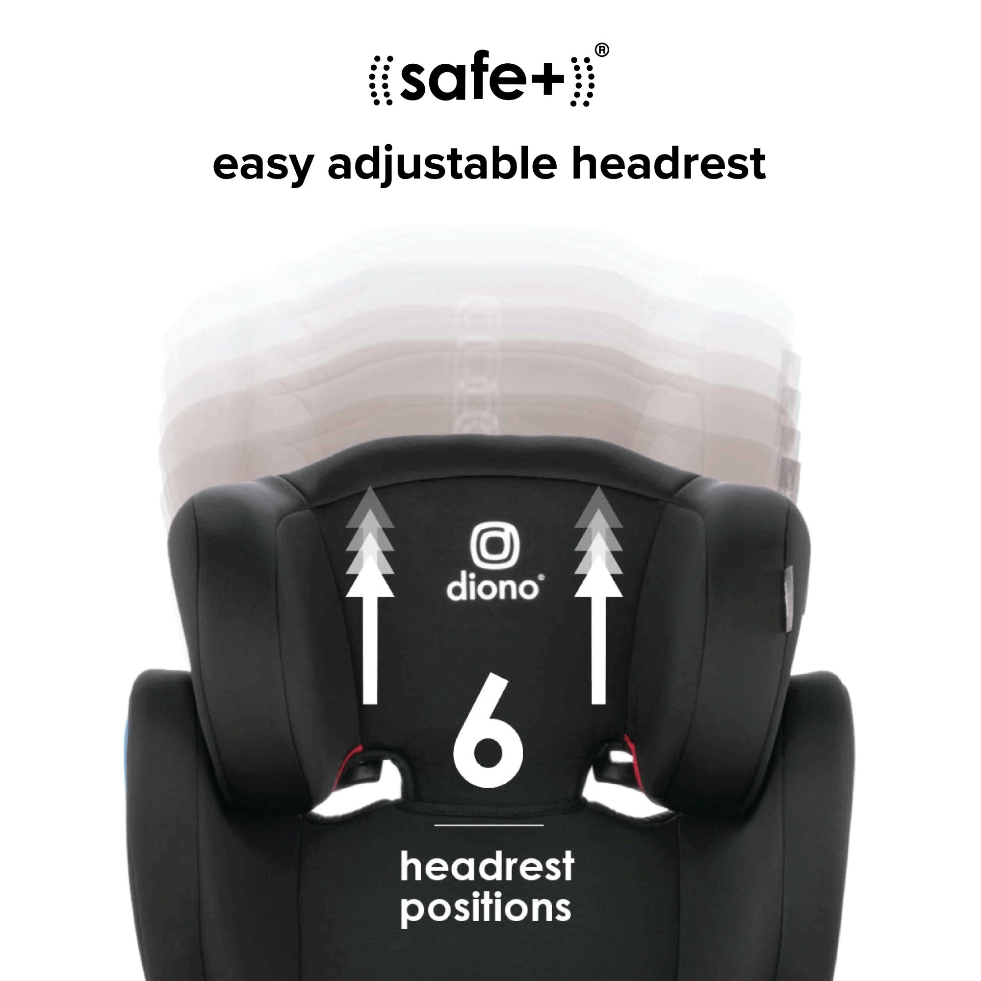 Diono Cambria 2 Back Booster Car Seat for Kids - High Back Booster with Safety Features - Perfect for Travel & School Commute