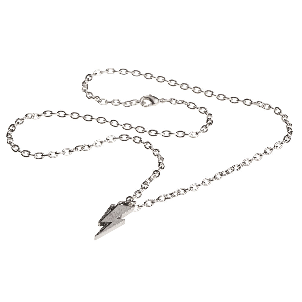 David Bowie Flash Pendant Necklace - Vintage Music Legend Jewelry for Bowie Fans - Perfect for Concerts, Costume Parties & Music Lover Gifts