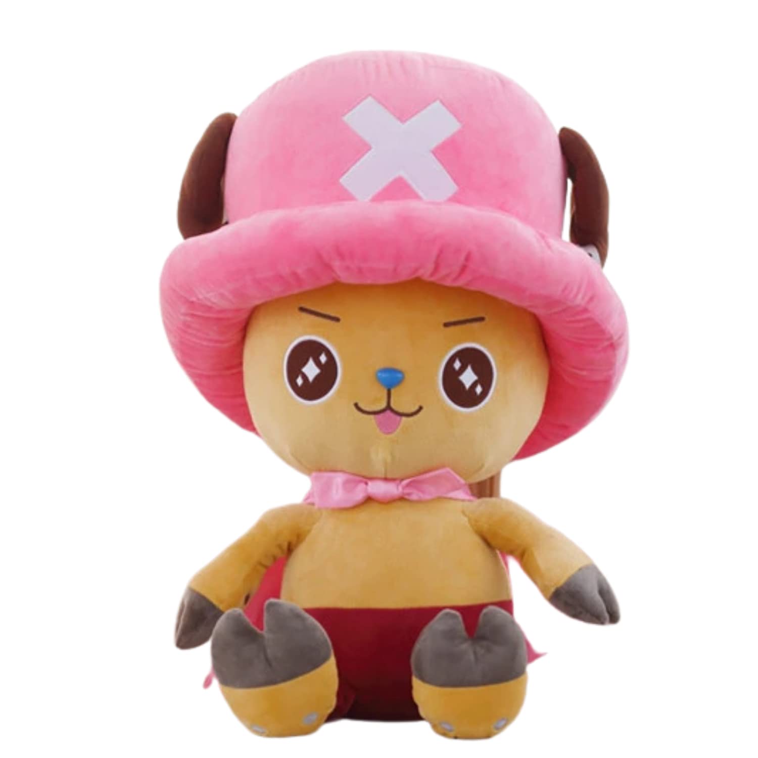 Tony Tony Chopper Plush Toy - Super Soft 80cm Fluffy Stuffed Animal Doll from Japanese Anime One Piece - Perfect Christmas & Birthday Gift for Kids, Fans, and Collectors (Pink) - Great for Bedroom Decor, Cuddling, and Anime-Themed Parties
