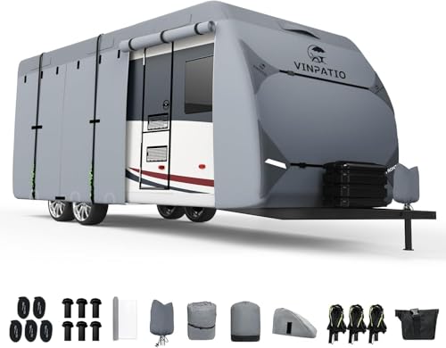 Travel Trailer Cover(Grey)