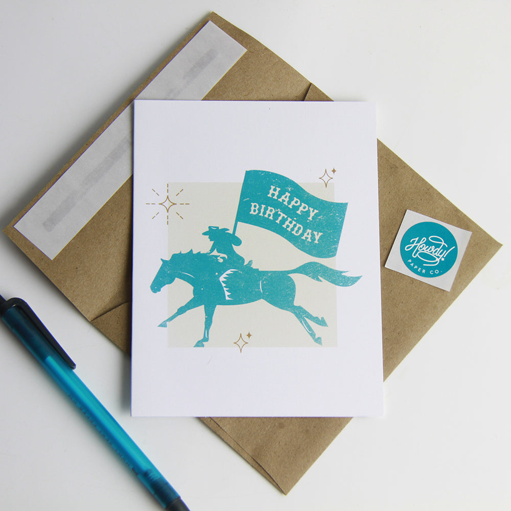 Happy Birthday Howdy! - Fun Birthday Party Decorations & Greeting Cards for Celebrations