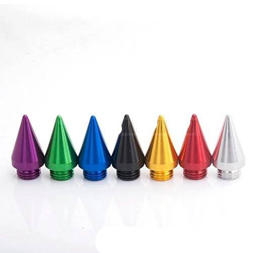Blox Style 12x1.5mm Spike Lug Nuts - 20pcs Aluminum Tuner Wheel Nuts (60mm) - Perfect for Car Modifications & Aftermarket Wheels