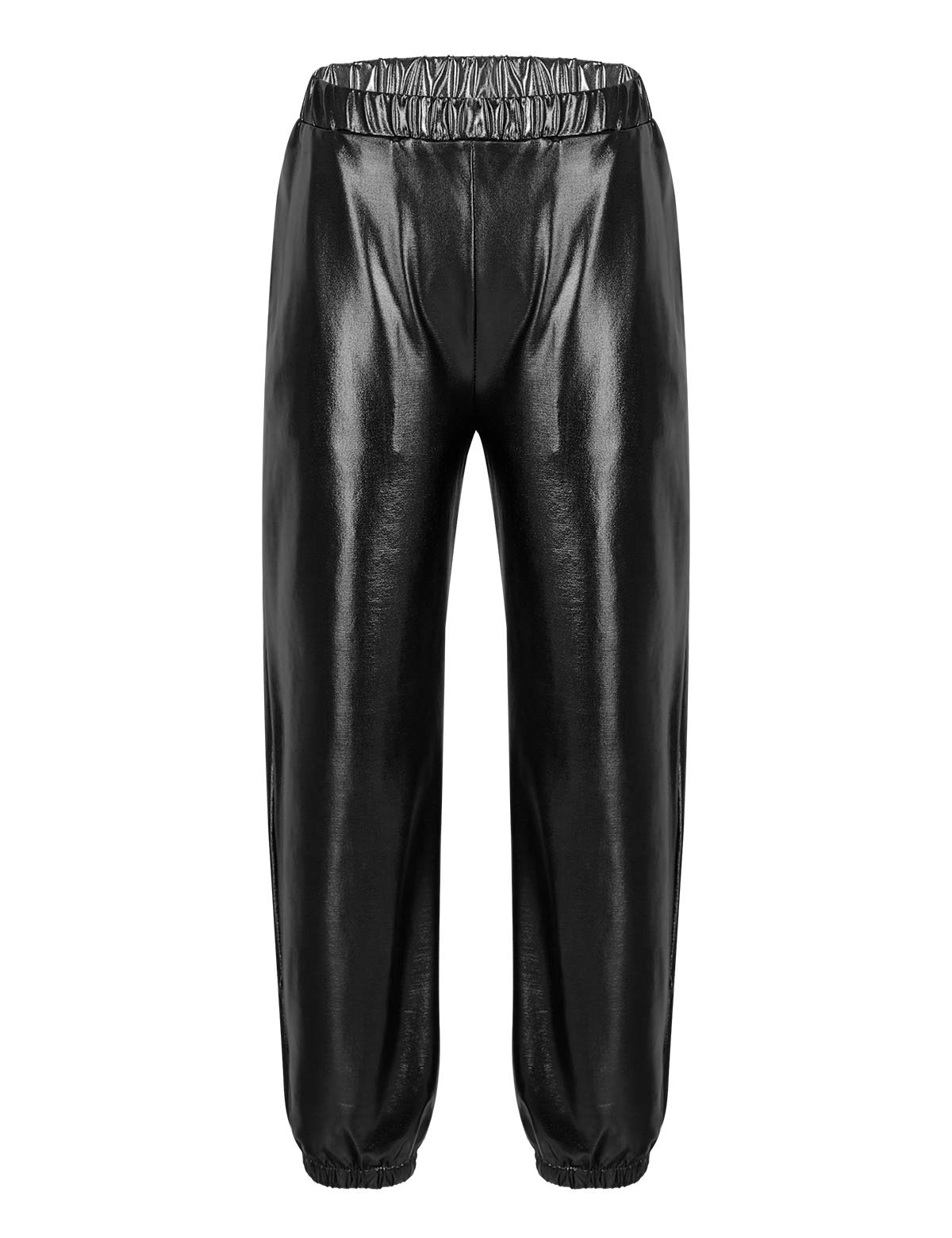 **YEAHDOR Kids Sequins Hip Hop Jazz Dance Pants - Sparkly Street Dance Costume for Girls & Boys - Competition Performance Trousers for Stage Shows & Dance Classes**