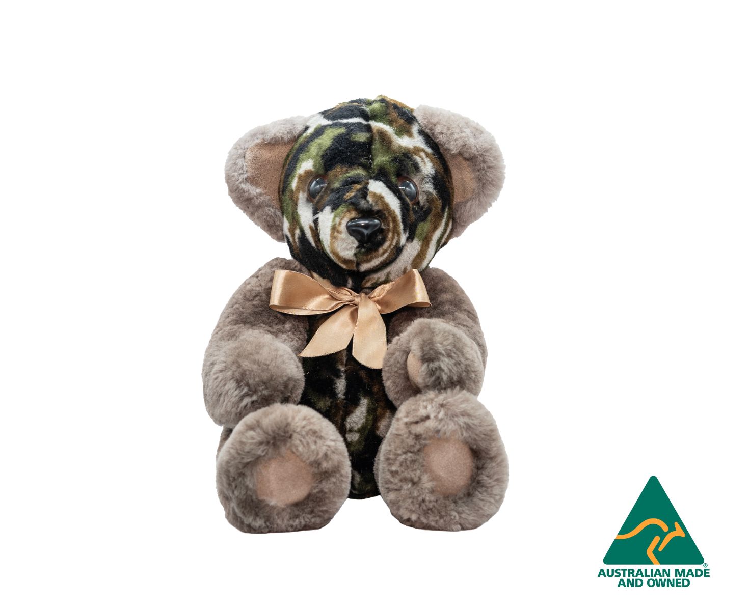 Soft Jointed Sheepskin Teddy Bear - Cuddly Plush Toy for Babies & Kids | Perfect for Nursery Decor, Baby Shower Gifts & Comforting Sleep Companions
