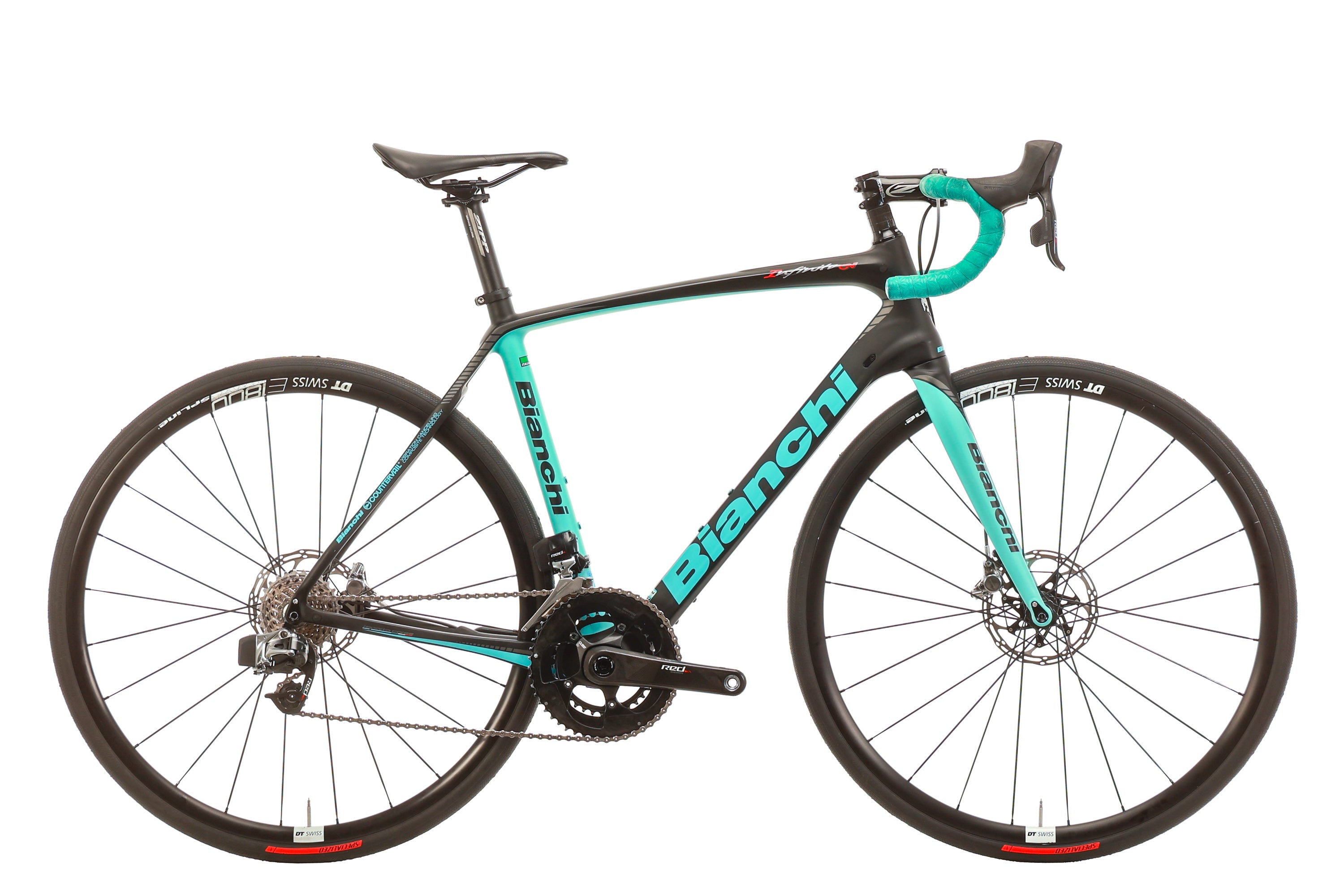 Bianchi Infinito CV Disc Road Bike 2018 - 55cm Carbon Frame Endurance Bike for Long Distance Cycling & Racing | Perfect for Road Trips, Commuting & Fitness Training