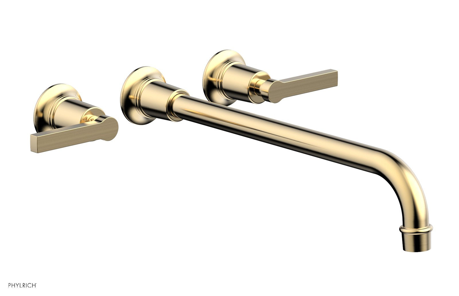 HEX MODERN Wall Mount Lavatory Faucet Set with 14