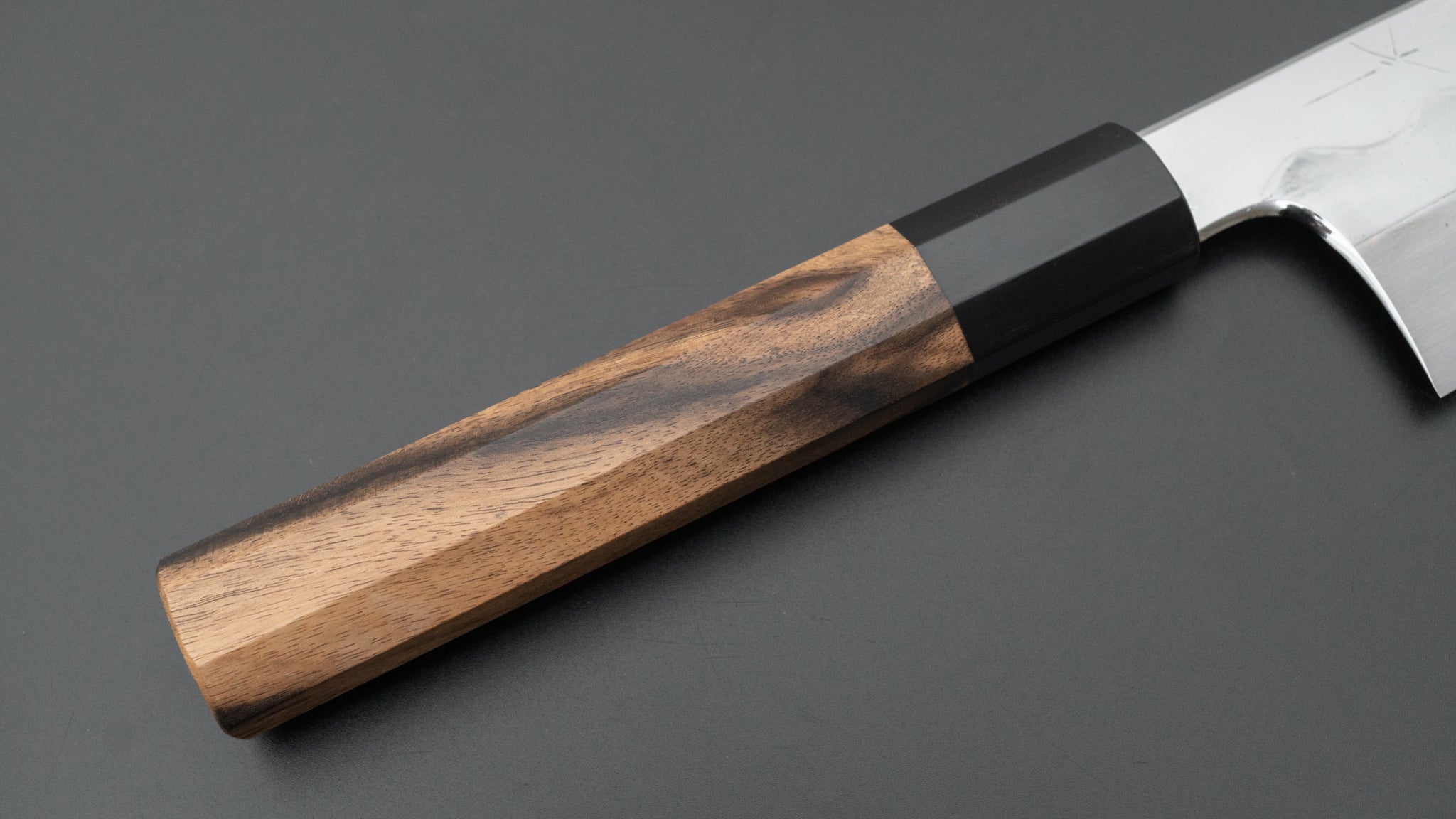 Hitohira Togashi White #1 Notaremon Mizu Honyaki Gyuto 240mm Japanese Chef Knife with Kurokaki Persimmon Handle (#082/Saya Included) - Perfect for Sushi, Sashimi & Precision Cutting