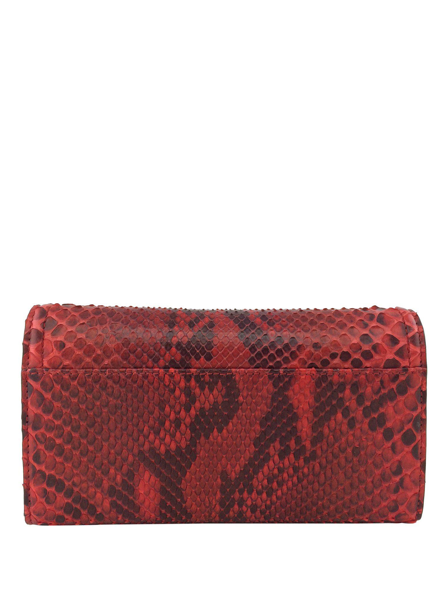 Gucci Lady Web Python Continental Wallet - Luxury Designer Wallet for Women | Perfect for Everyday Use, Travel & Special Occasions
