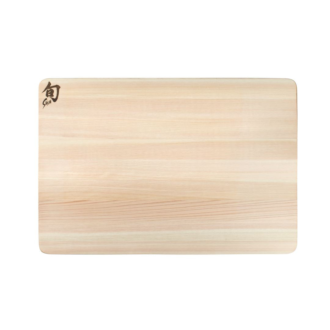 Premium Shun Hinoki Wood Cutting Board - 15.75