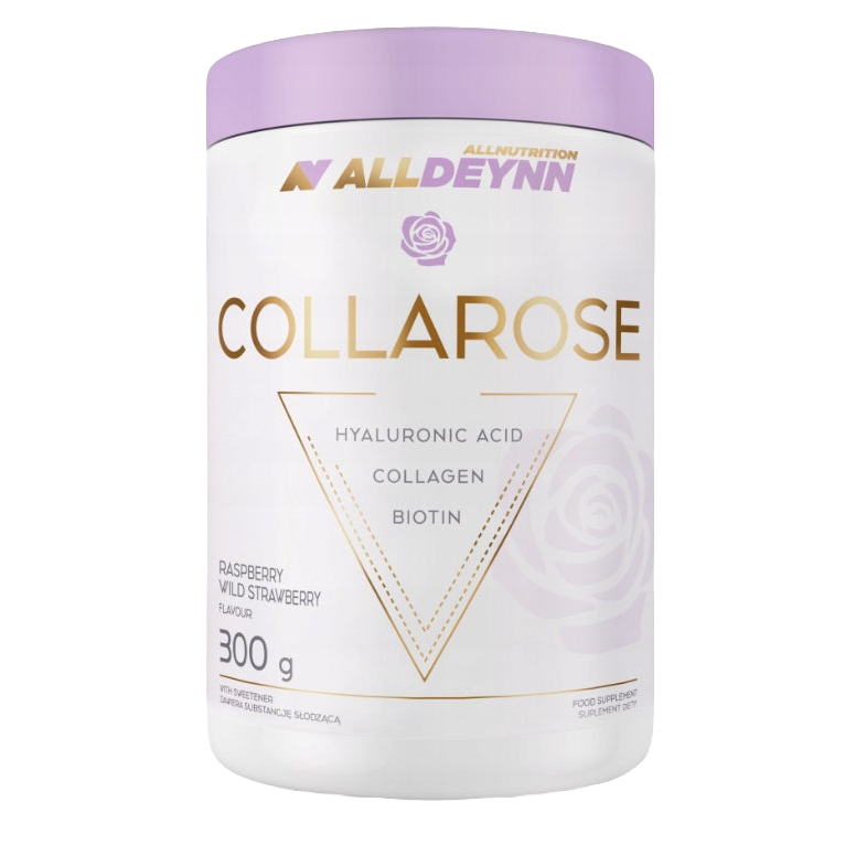 Allnutrition AllDeynn Collarose Collagen Peptides Powder 300g - Supports Skin, Hair & Joint Health - Perfect for Smoothies, Coffee & Baking