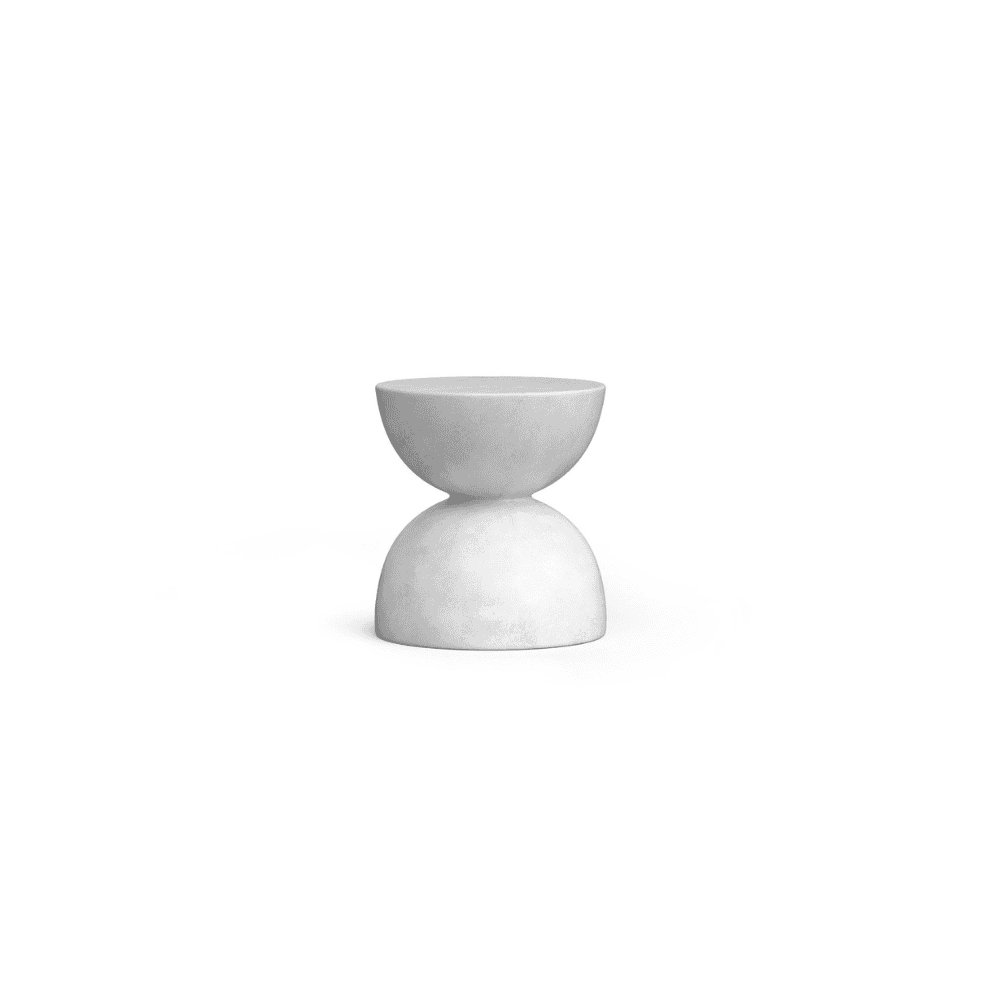 Modern Outdoor Concrete Side Table - Durable & Weatherproof Patio Furniture for Garden, Poolside, or Balcony Use