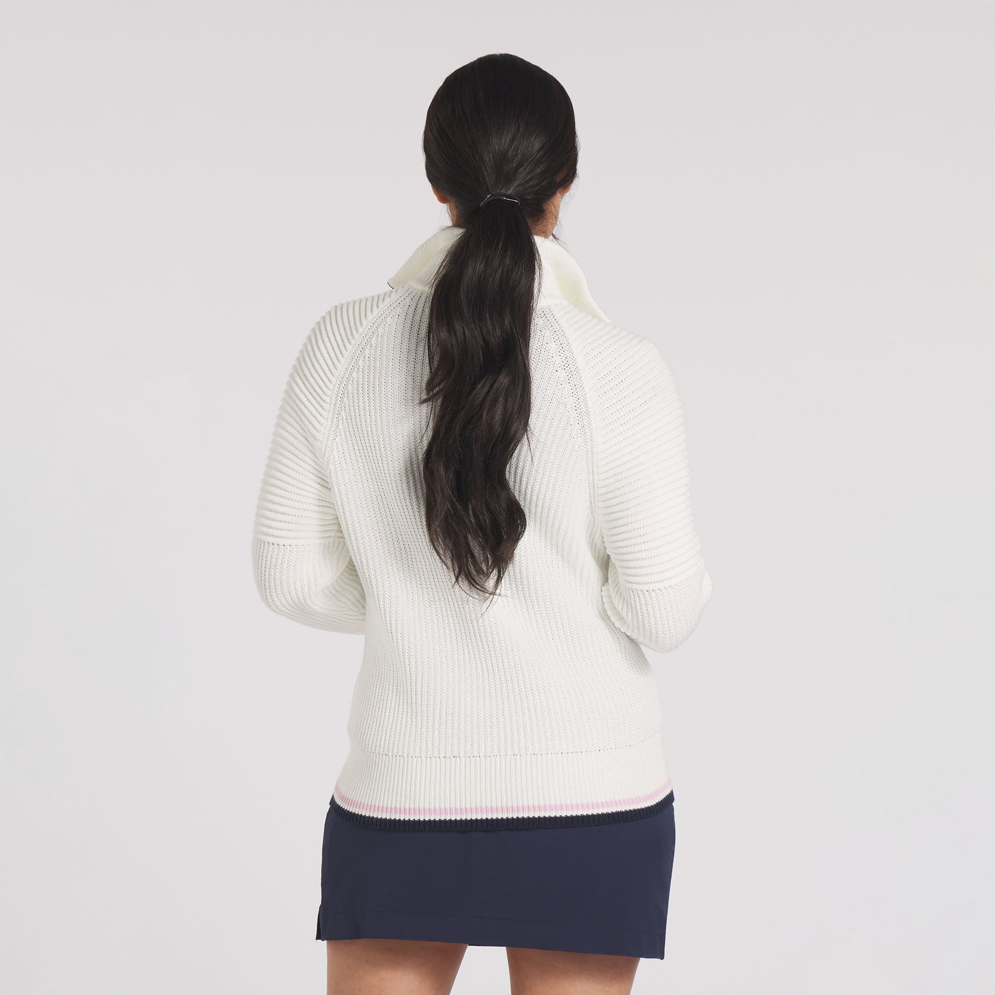 Women's AP Zip Golf Sweater - Lightweight Stretch Pullover for Golf & Outdoor Activities | Moisture-Wicking & Breathable Performance Wear