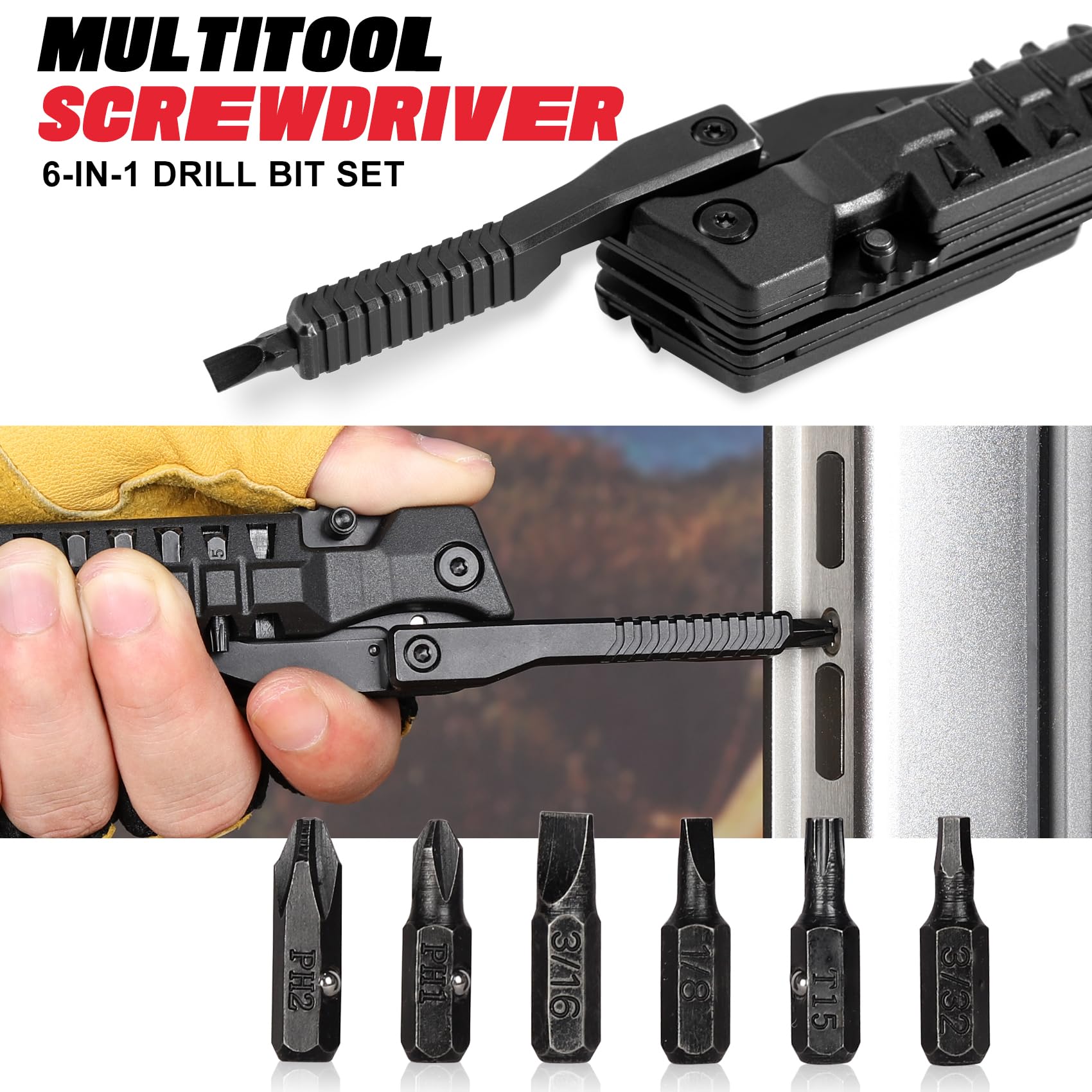 19-in-1 Multitool Knife for Husband - Perfect Gift for Valentine's, Christmas & Anniversaries - Outdoor & DIY Use