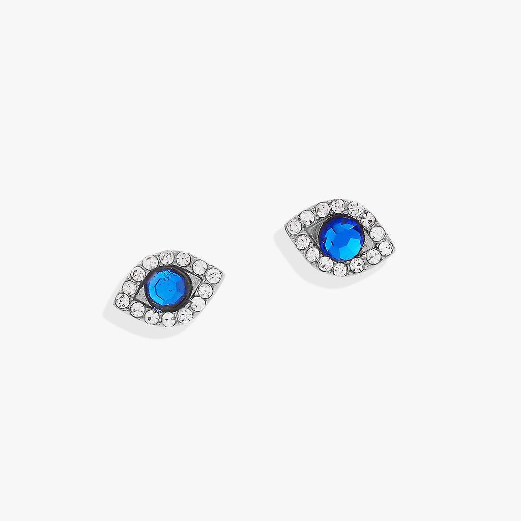 Evil Eye Mini Stud Earrings for Women - Protection Jewelry, Dainty Gold Plated Earrings for Everyday Wear - Perfect Gift for Birthday, Anniversary & Travel