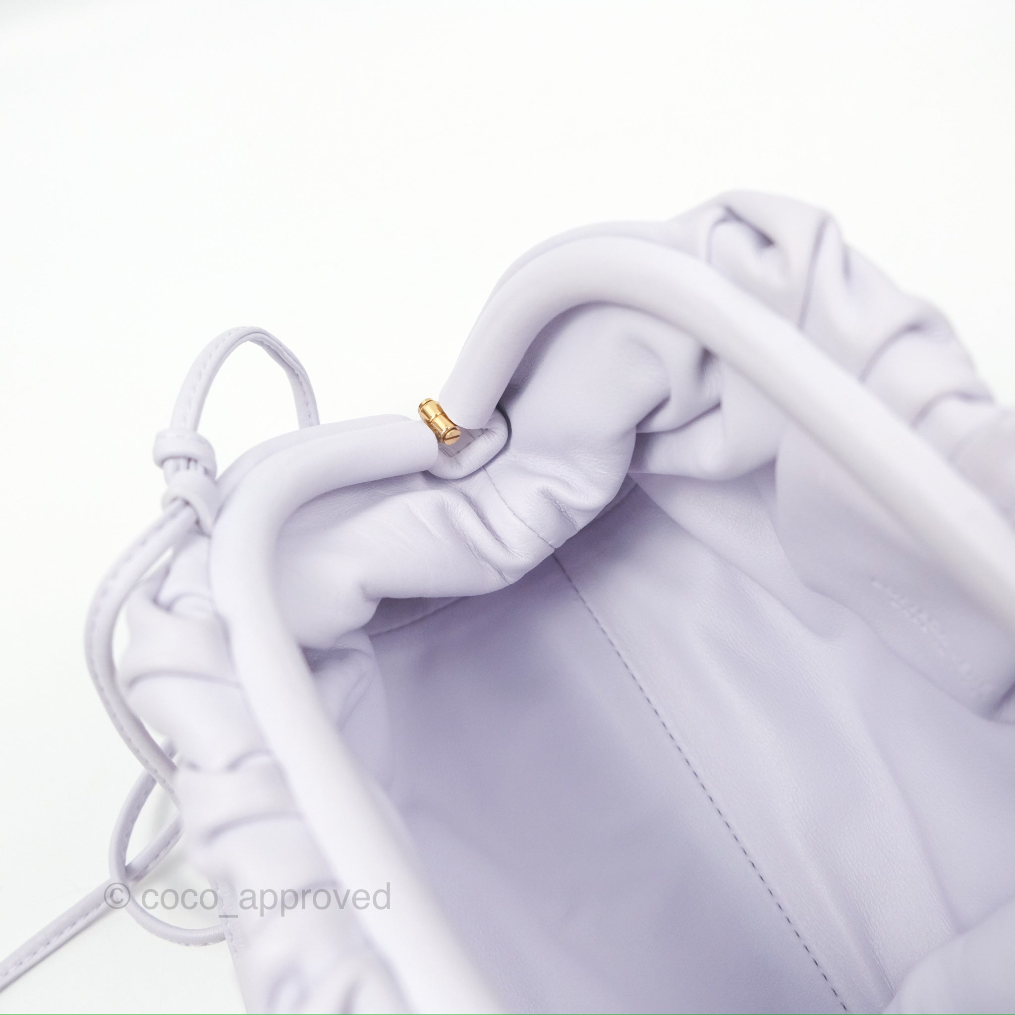 Bottega Veneta The Mini Pouch Mirth Crossbody Bag in Washed Butter Calfskin Leather - Perfect for Evening Out & Date Night