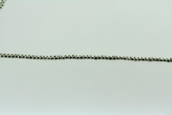 75cm Round Silver Bead Chain Necklace for Women - Elegant Layering Jewelry for Parties, Weddings & Everyday Wear