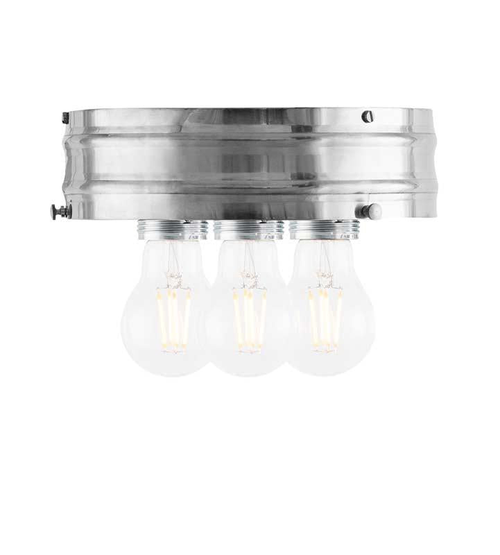 Heidenstam Plafond 200 Nickel Ceiling Light Fixture - Modern Pendant Lighting for Kitchen, Dining Room & Bedroom