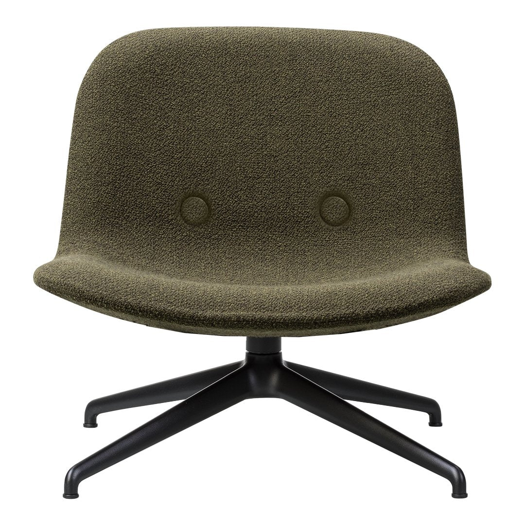 Erik Jørgensen Eyes Swivel Lounge Chair with Buttons - 4 Star Base - Modern Living Room Furniture for Home & Office Comfort