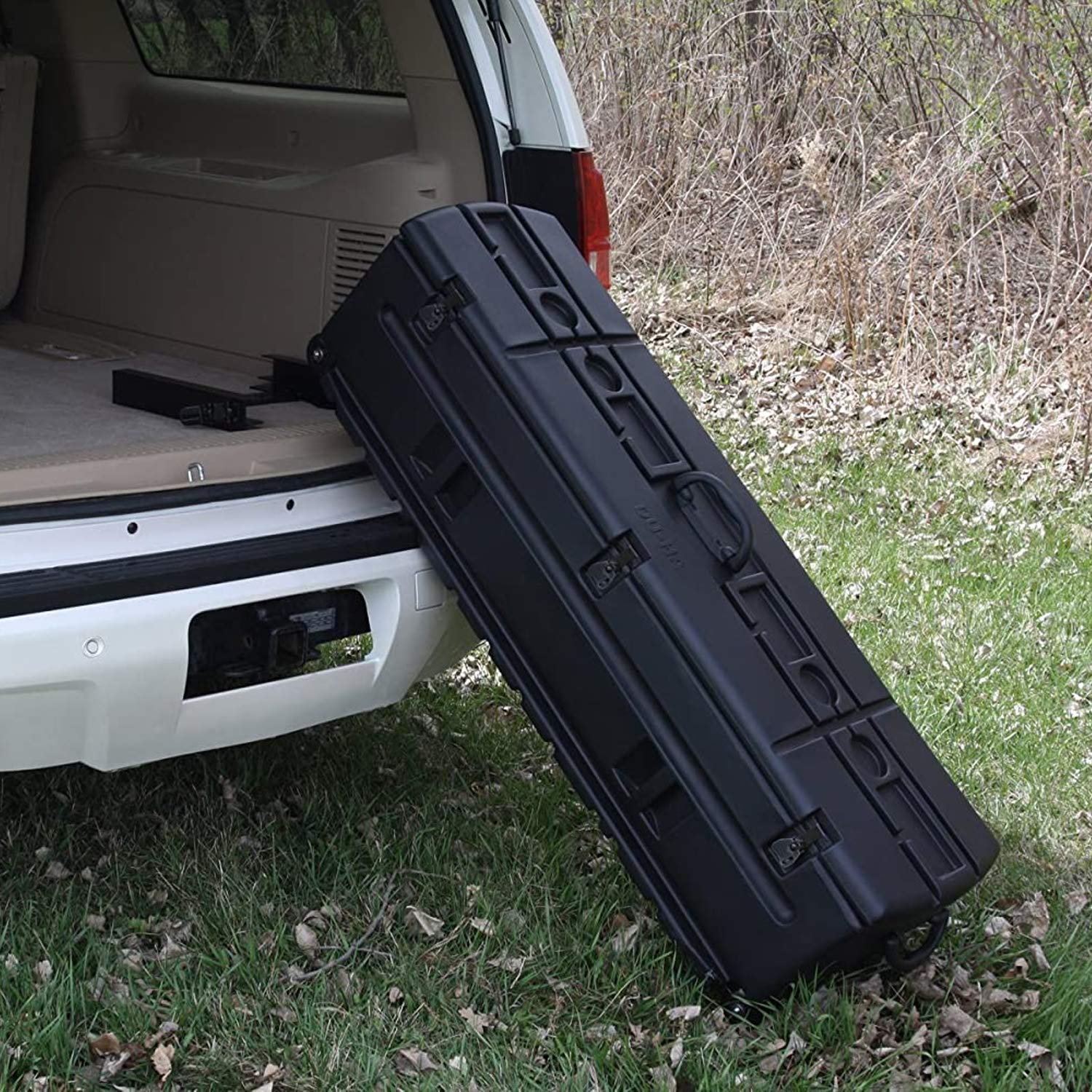 DU-HA 70104 Black Under Seat Truck Storage Organizer - Heavy Duty Slide Bracket Tote for Pickup Trucks, SUVs & Vans - Perfect for Tools, Gear & Work Equipment Organization