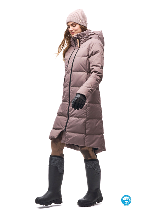 Indyeva Maco RDS Coat for Women - Waterproof Winter Jacket with Hood, Lightweight Warm Puffer Coat - Perfect for Snow, Hiking, and Outdoor Activities