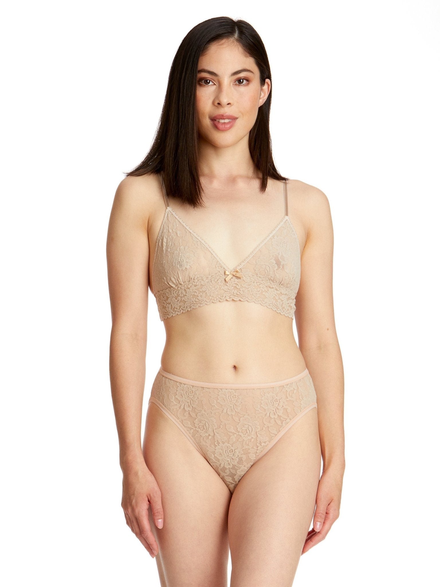 Signature Lace High Cut Brief - Sexy Women's Underwear for Everyday Comfort & Special Occasions | Breathable Soft Fabric for Date Night, Bridal Lingerie & Intimate Moments