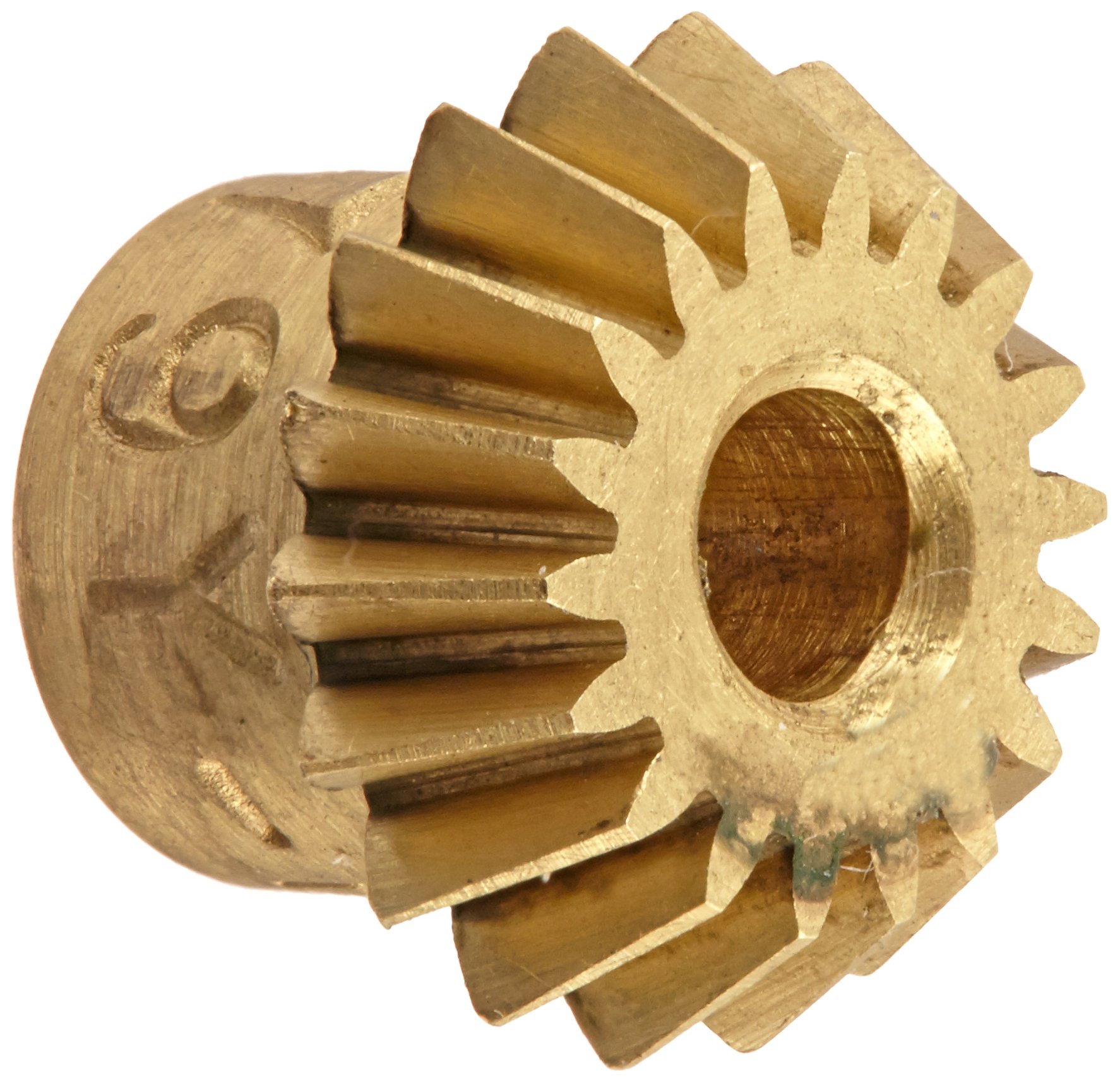 G479Y-P Brass Bevel Pinion Gear - 2:1 Ratio, 0.125
