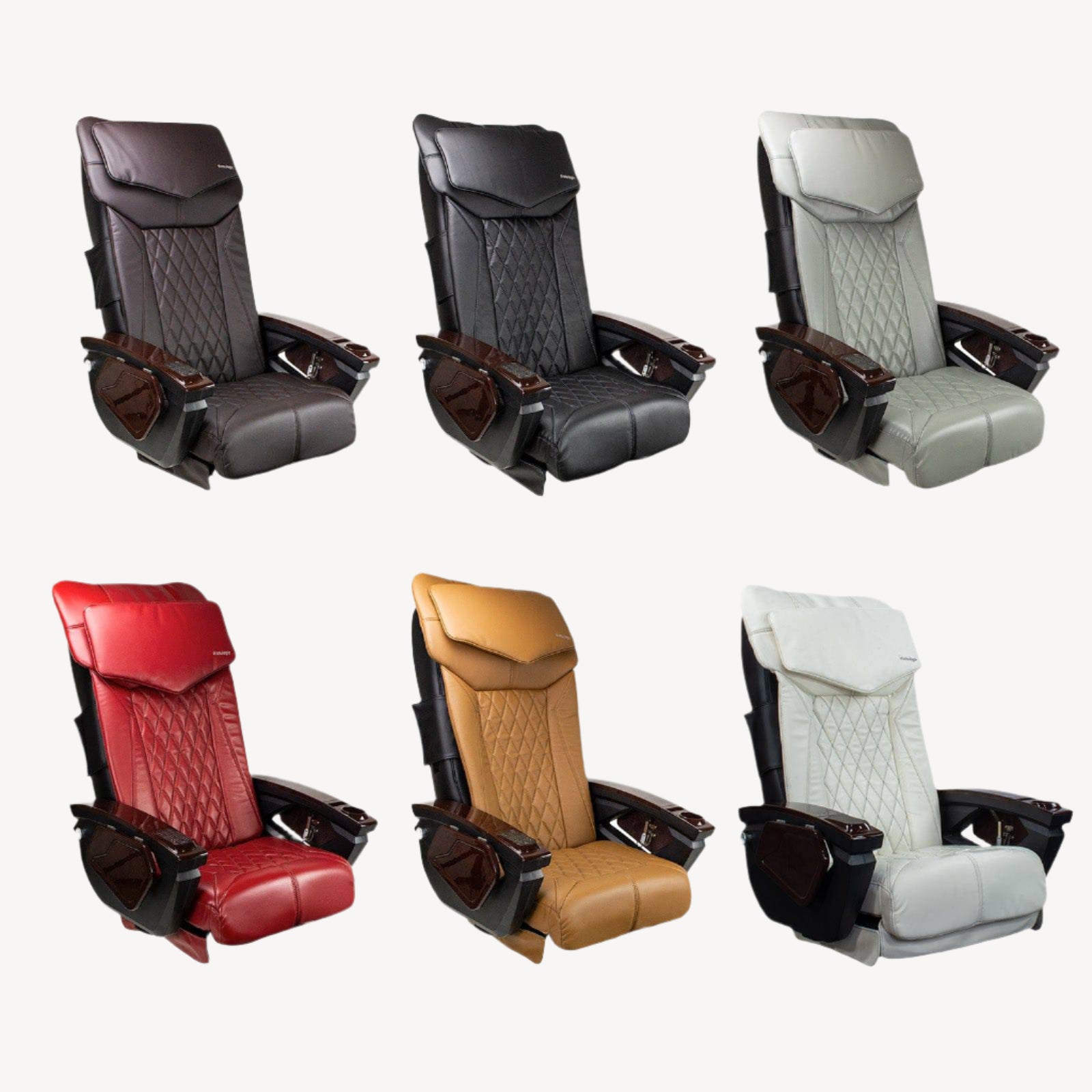 ShiatsuLogic Pedicure Massage Chair Cushion Cover Set LX - Foot Massager Pad Cover Replacement (Chair Not Included) - Perfect for Home Spa, Salon & Relaxation Therapy