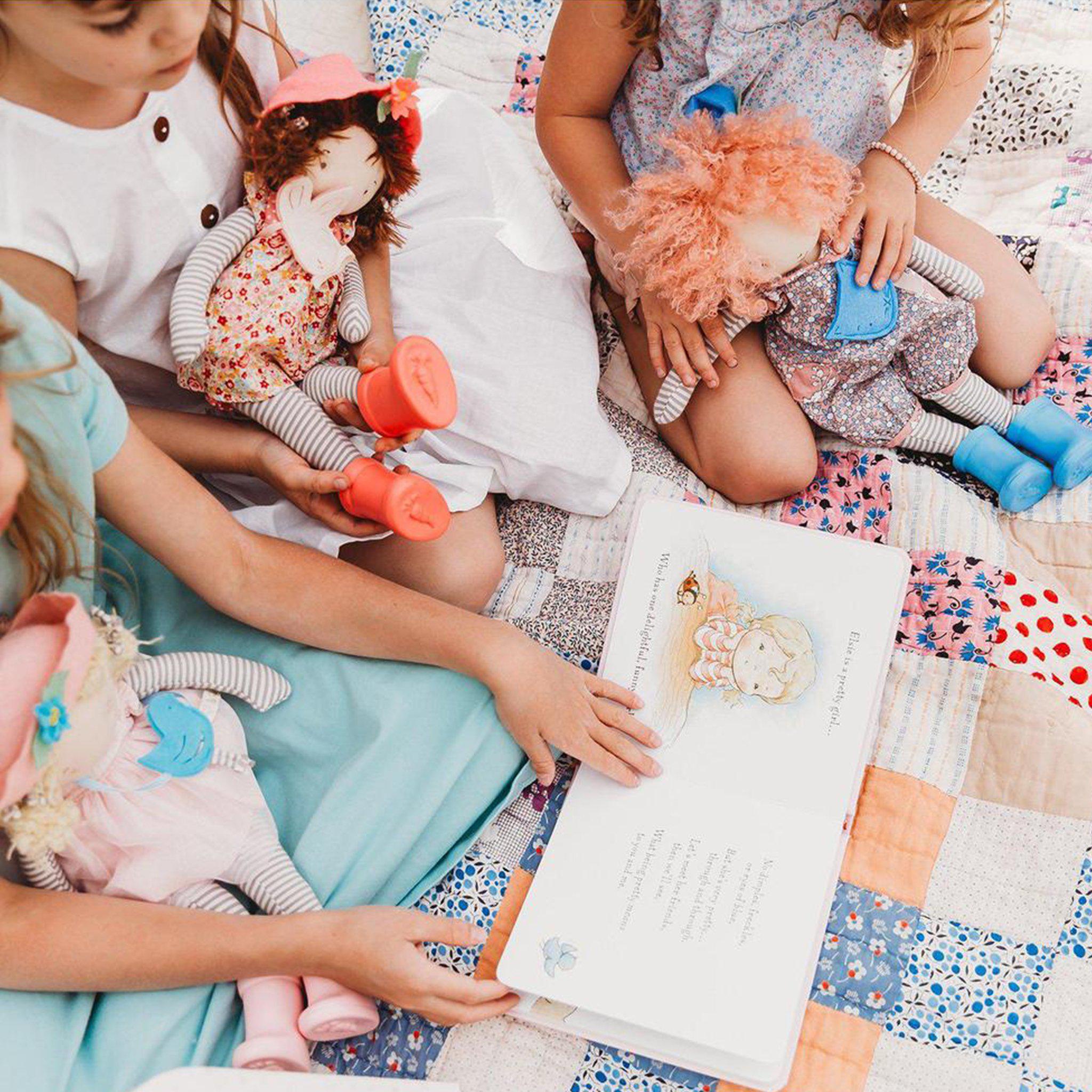 Pretty Girl Book with Blonde Hair - Perfect for Kids' Bedtime Stories, Reading Practice & Gift Ideas
