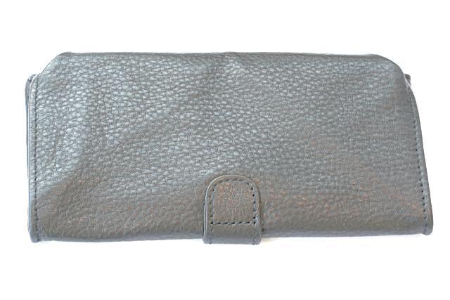 Premium Black Leather Envelope Wallet for Men & Women - Slim RFID Blocking Bifold Wallet for Travel, Business & Everyday Use