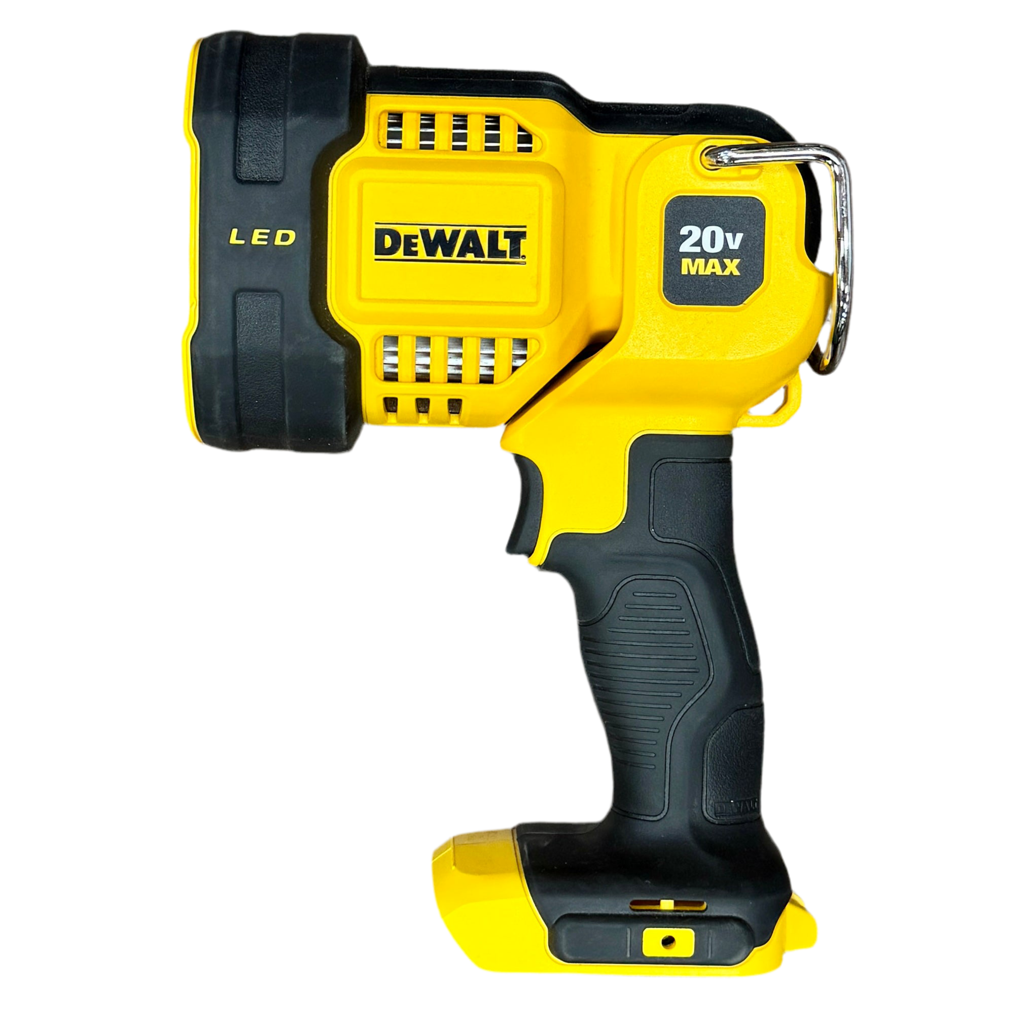 DeWalt 20V MAX Jobsite LED Spotlight with Battery (DCL043) - Bright Portable Work Light for Construction, Camping & Emergency Use
