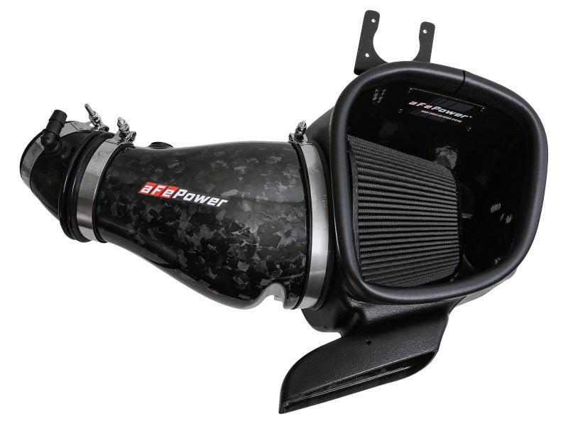 aFe 2021 Dodge Durango SRT Hellcat Track Series Carbon Fiber Cold Air Intake System with Pro 5R Filter - High Performance Air Intake Upgrade for Racing & Off-Road Driving