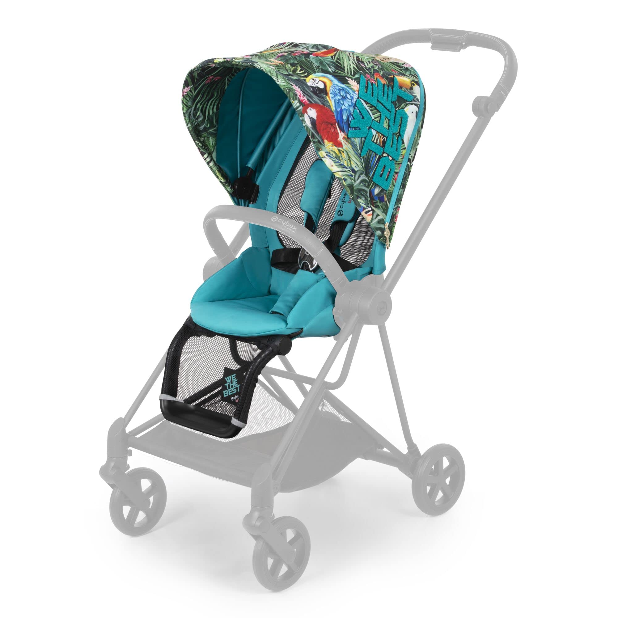 CYBEX by DJ Khaled We The Best MIOS Compact Lightweight Baby Stroller with One-Hand Fold, Reversible Seat & Adjustable Leg Rest - Perfect for Travel, Shopping & City Walks