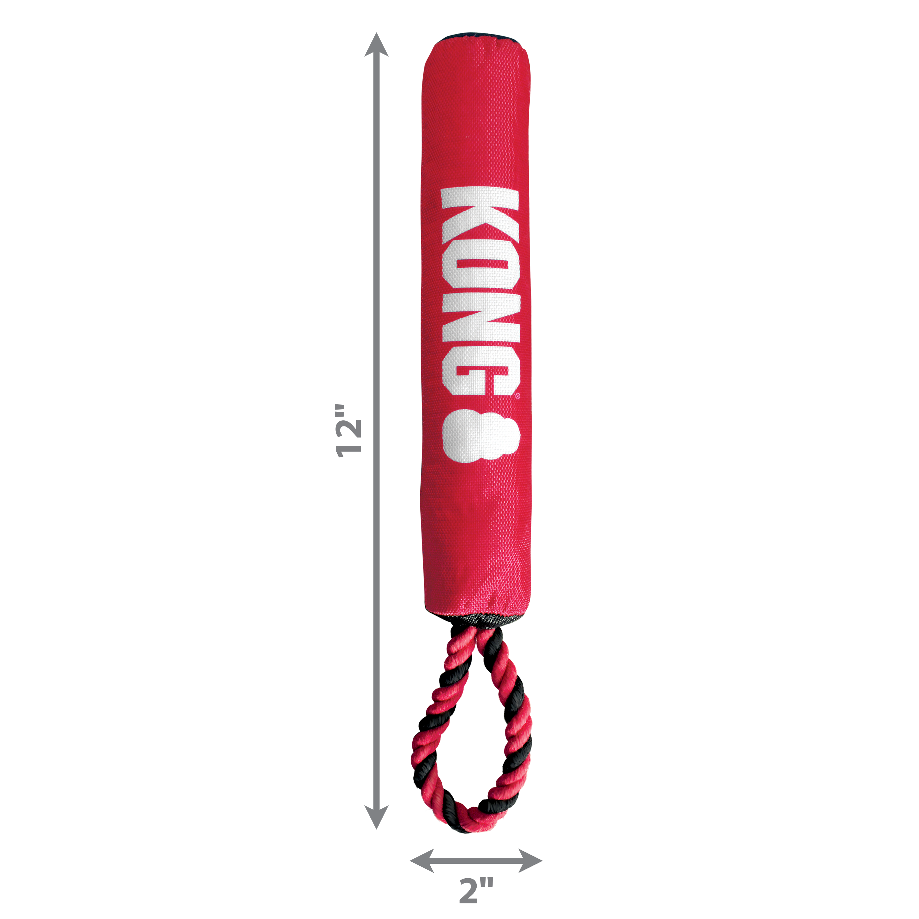 Durable KONG Signature Stick Dog Toy with Rope - Perfect for Fetch, Chewing & Training - Strong Chewers & Active Dogs