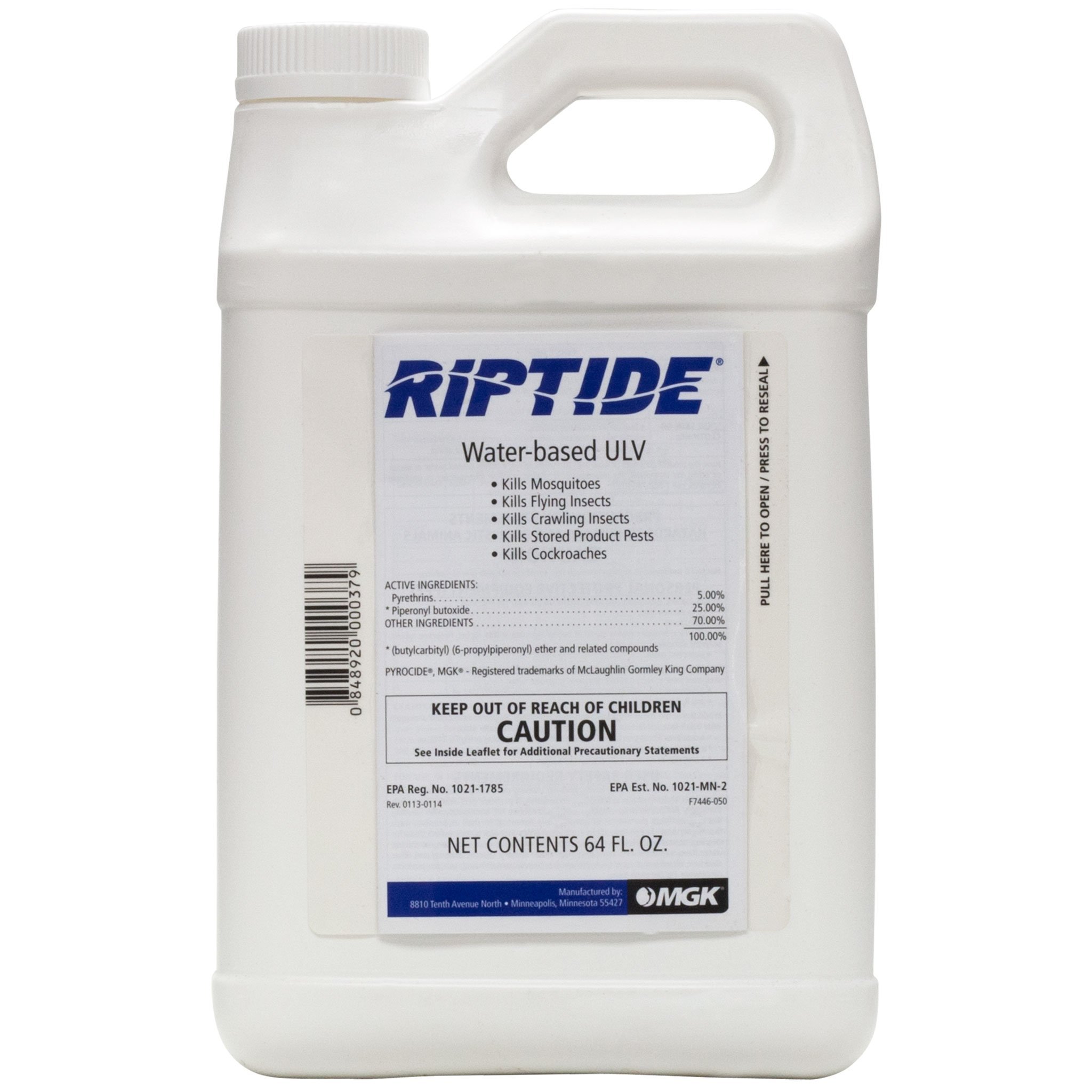 Riptide Contact Insecticide Refill for Mosquito Misting Systems - Outdoor Pest Control for Patios, Gardens & Backyards