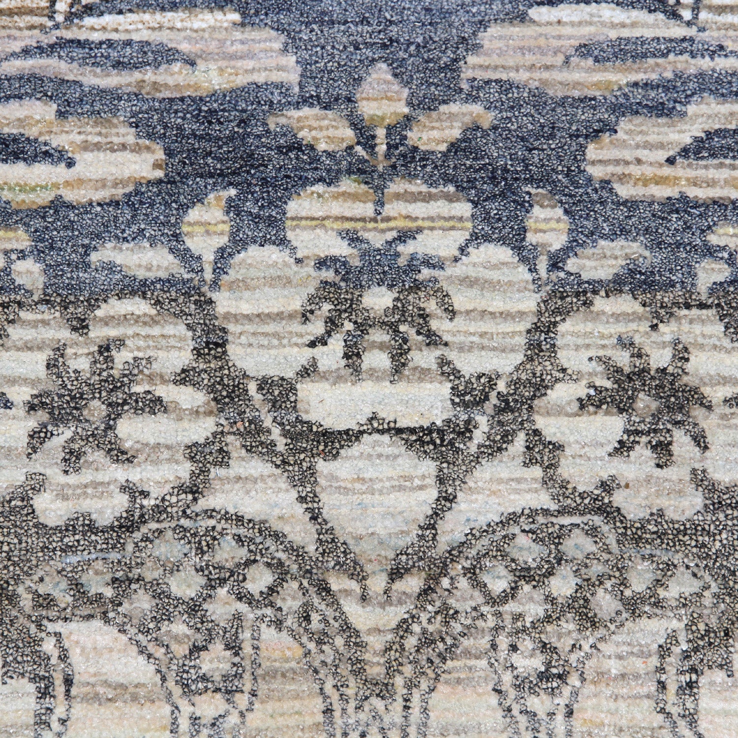 Black Alchemy Transitional Silk Runner Rug 3'2 x 15'5 - Elegant Hallway Runner for Home Decor & High Traffic Areas