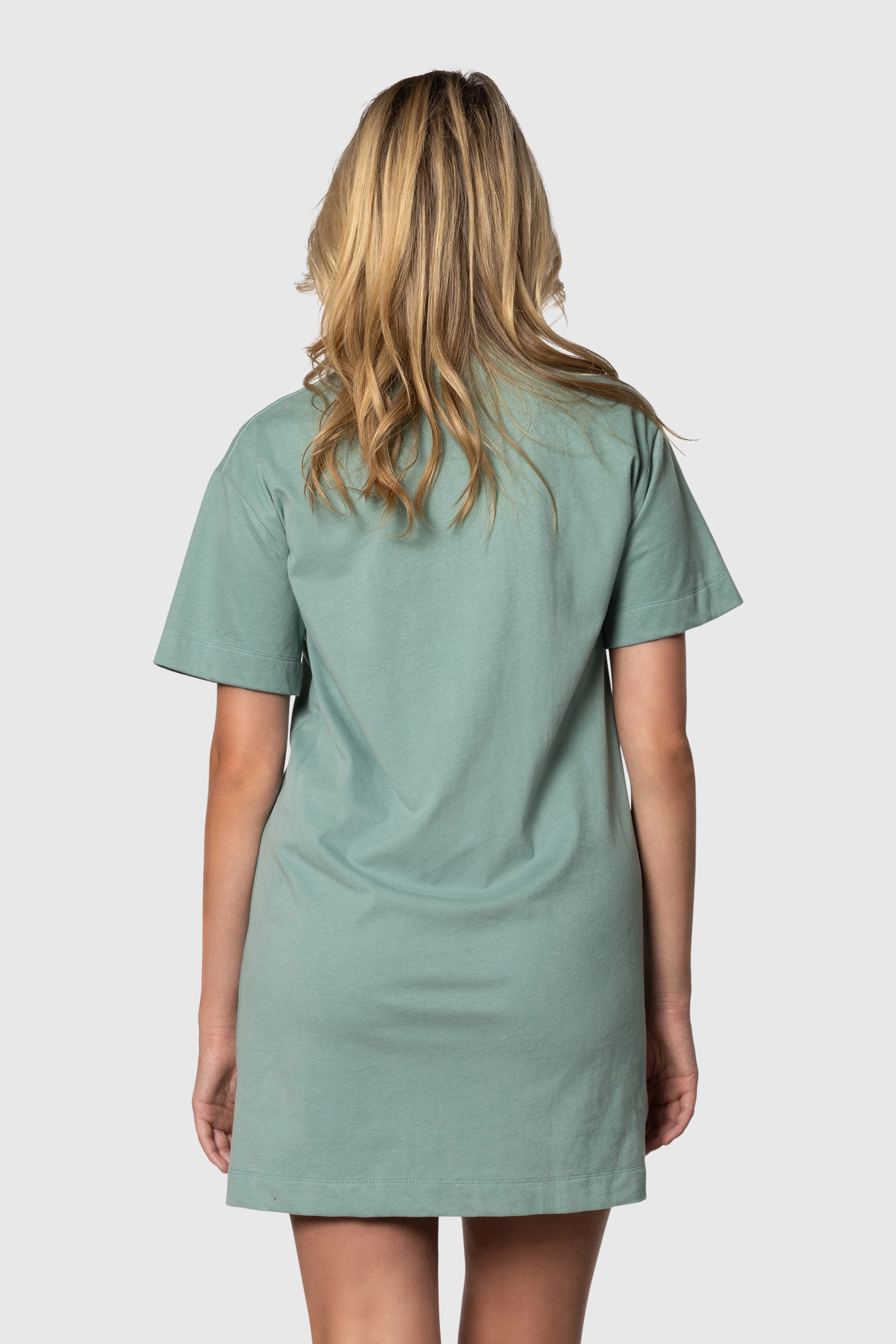 Women's Tee Dress with Speckle Print - Casual Summer T-Shirt Dress for Beach, Vacation & Everyday Wear