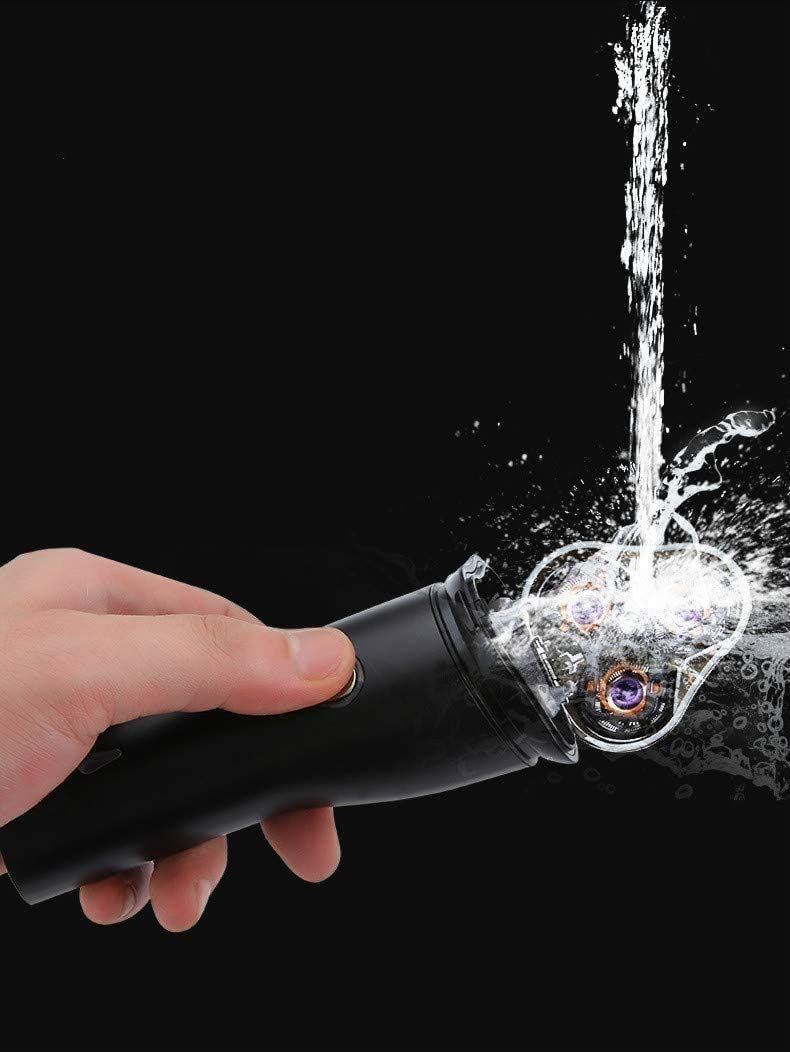 Best Electric Razor for Men - Rotary Shaver with Pop-Up Beard Trimmer, Rechargeable Cordless Wet/Dry Shaver - Perfect for Travel, Home & Gym Use