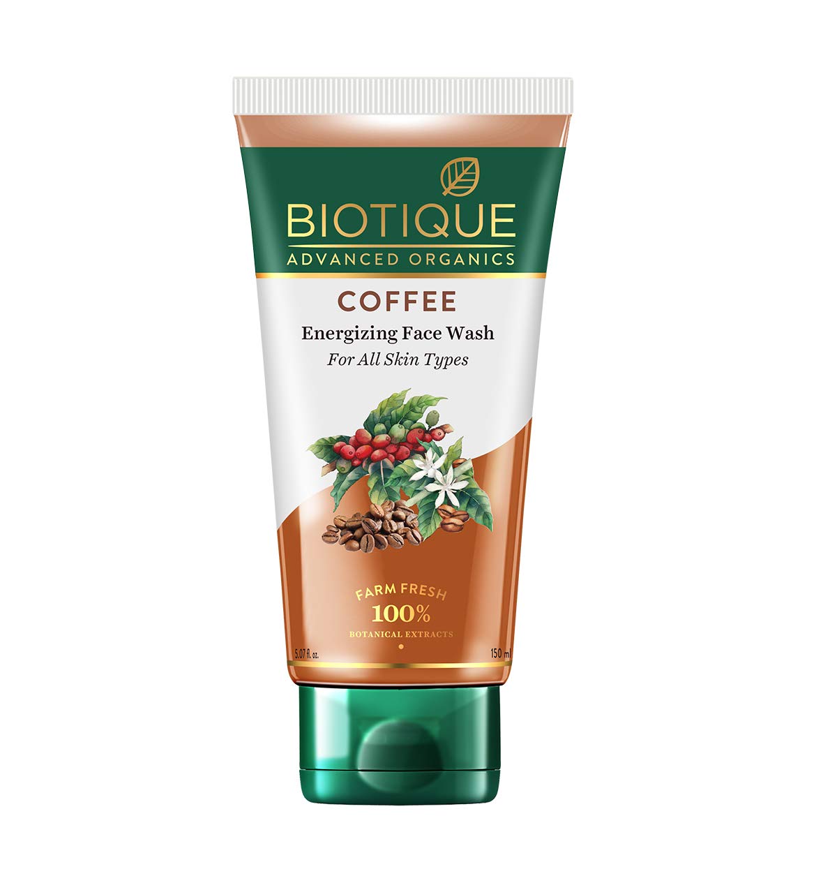 Biotique Coffee Energizing Face Wash 150ml - Purifying Facial Cleanser for Glowing Skin, Unclogs Pores & Refreshes | Daily Skincare Routine for Men & Women    Biotique Coffee Energizing Face Scrub 50g - Deep Exfoliating Scrub for Blackhead & Whitehead Removal, Brightens Dull Skin | Perfect for Weekly Detox & Smooth Complexion