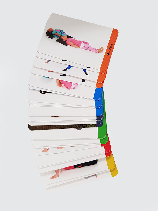 ChiBall Kids Yoga Cards - Fun & Educational Balance Games for Children | Perfect for Home, Classroom & Outdoor Play