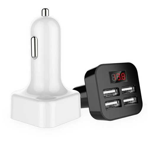 Fast Car Charger 4-Port USB 3.1A Quick Charge - Compatible with iPhone, Samsung, Tablets & More - Perfect for Road Trips & Long Commutes