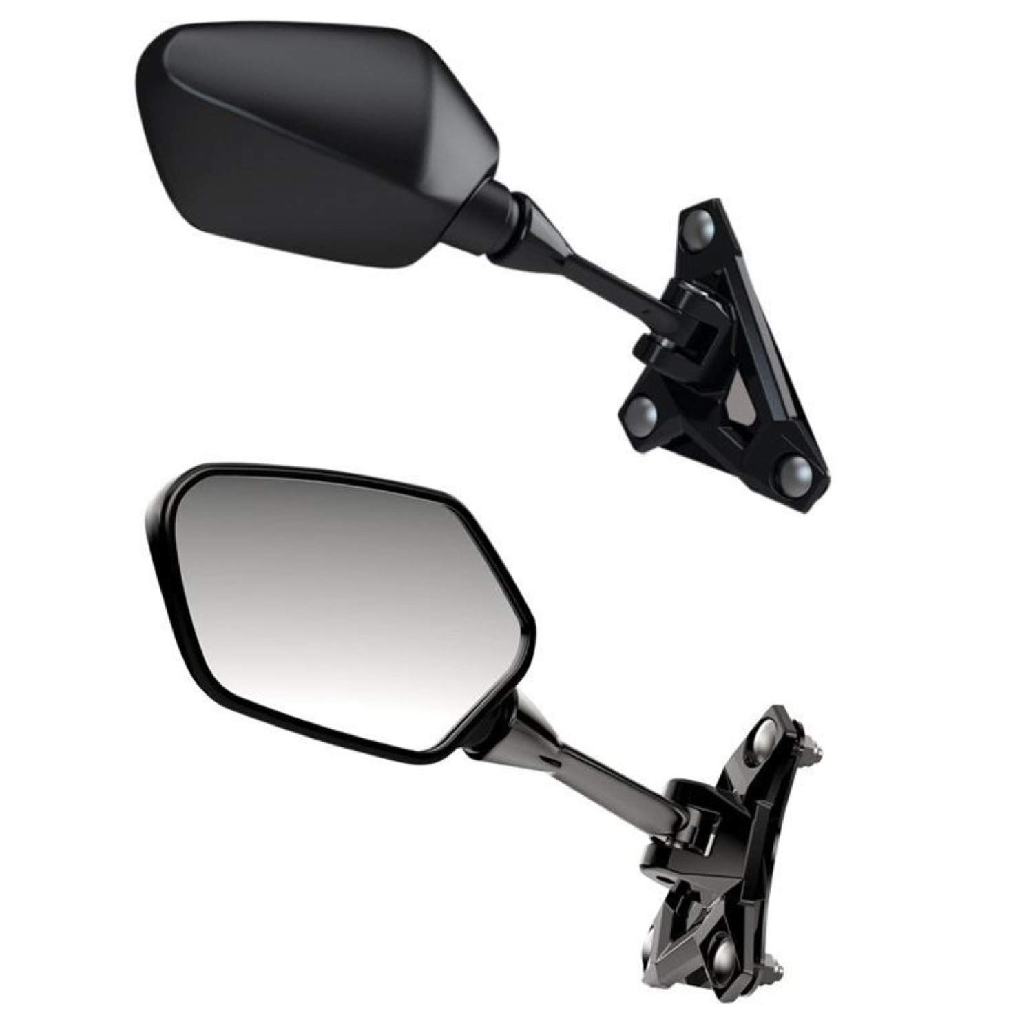 Polaris AXYS Snowmobile Mirrors - Black | Durable Side Mirrors for Enhanced Visibility & Safety on Snowmobile Trails