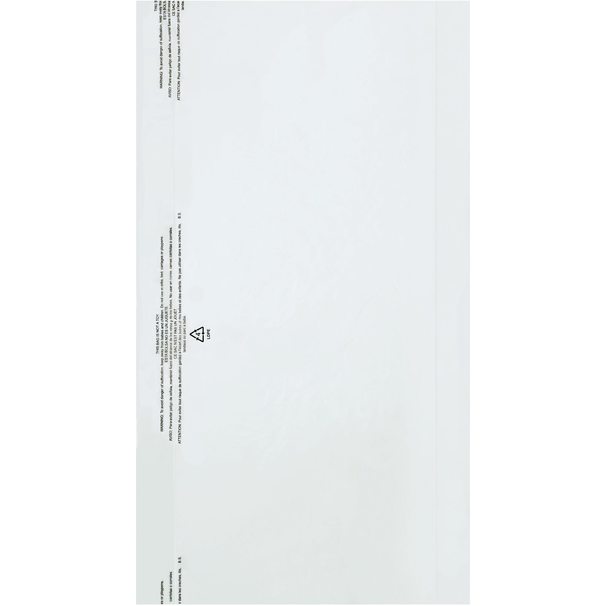 21 x 7 x 40 Inch Clear Garment Bags with Hanger Hole - 6 Mil Thick (470 Per Roll) - Perfect for Clothes Storage, Travel & Dry Cleaning Protection