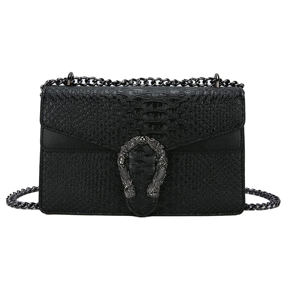 Luxury Women's PU Leather Designer Handbags - Stylish Shoulder Crossbody Bag & Chain Messenger Purse for Women | Perfect for Work, Travel, and Everyday Use