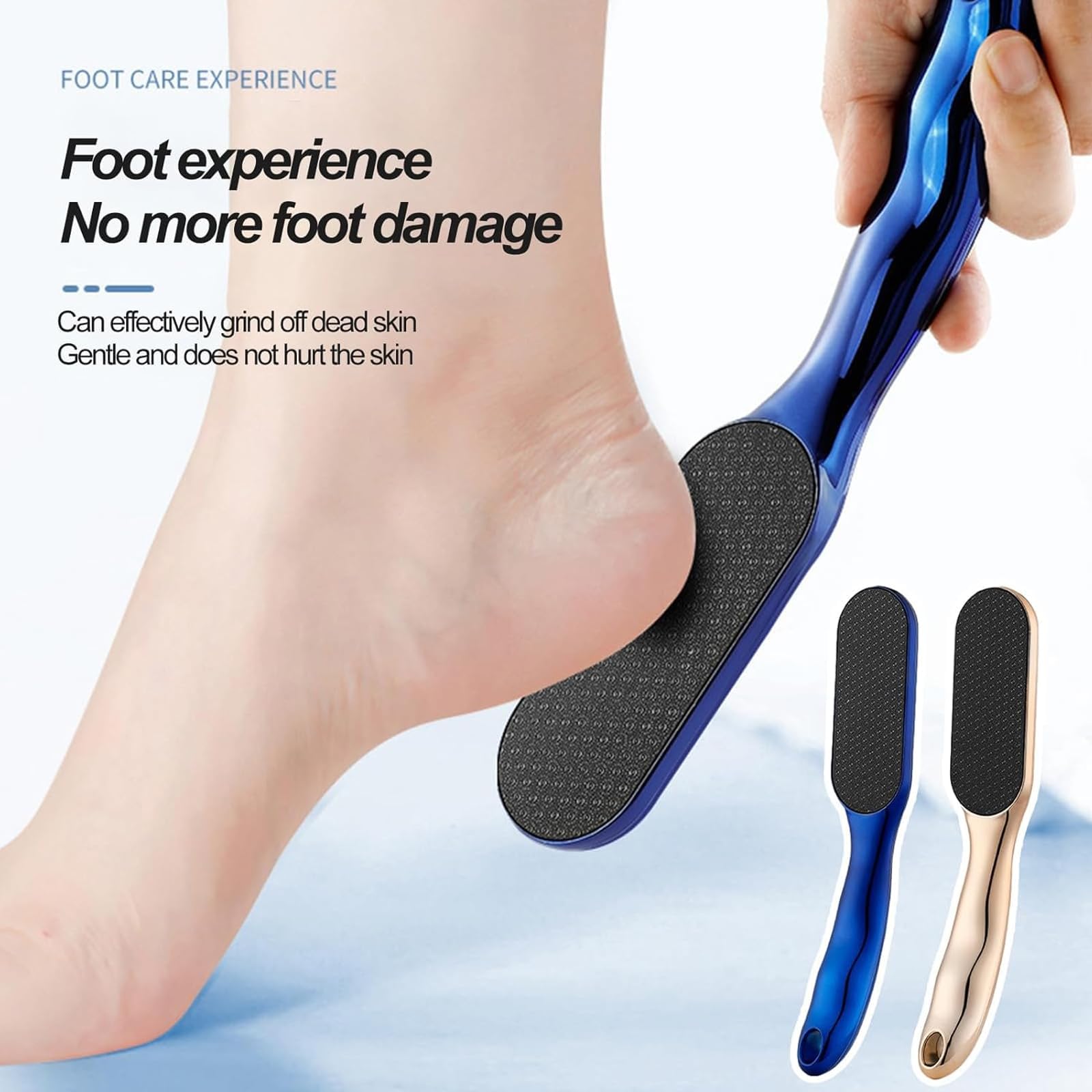 Premium Nano Glass Foot File Set (2-Pack) – Ultra Smooth Foot Care Tool for Removing Hard Skin & Calluses – Exfoliating Pedicure File for Soft Feet – Perfect for Home Spa & Pedicure Care