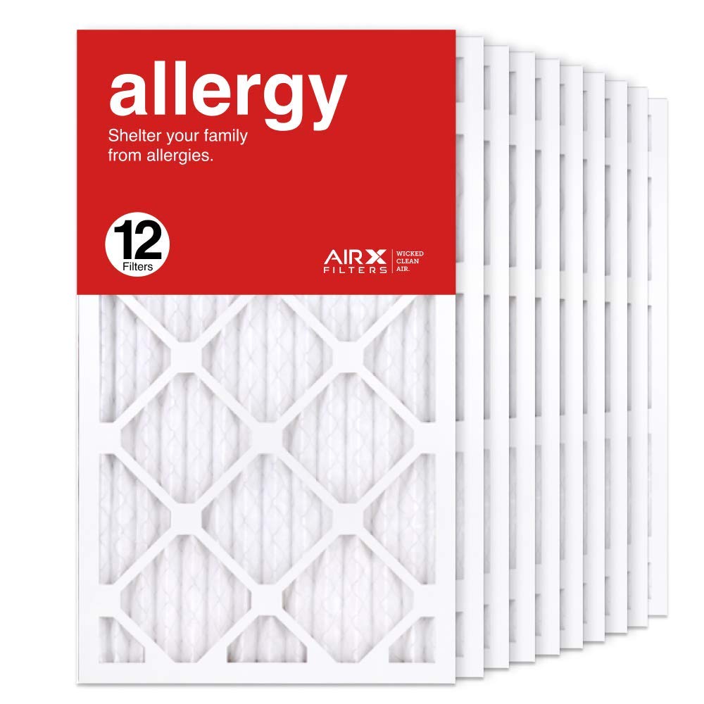 14x25x1 MERV 11 Pleated Air Filter - 12 Pack | HVAC, AC & Furnace Replacement | Allergy & Dust Reduction | Made in USA | Perfect for Home, Office & Commercial Use
