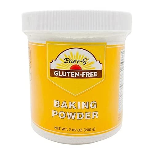 Ener-G Aluminum-Free Baking Powder Substitute - Gluten Free, Vegan, Nut Free, Non-GMO, Kosher Certified (7.05 oz) | Perfect for Baking Cakes, Cookies & Breads | Safe for Allergies & Dietary Restrictions