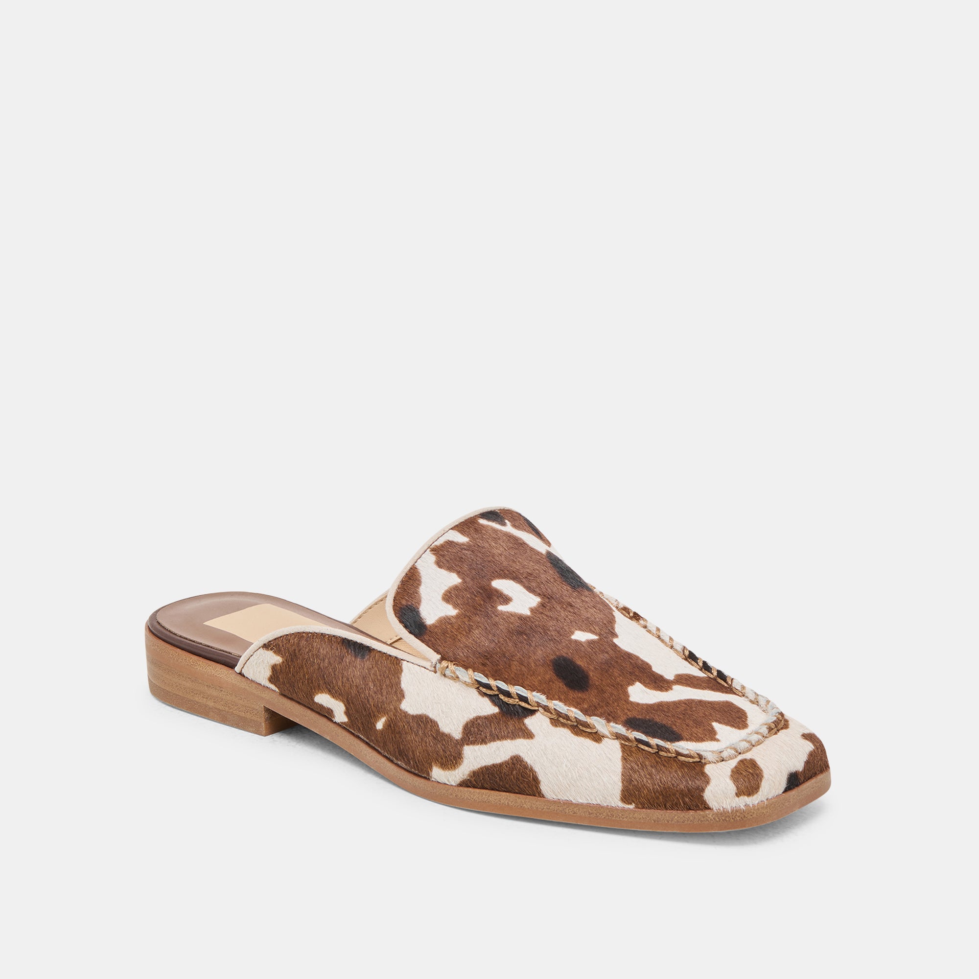 BRADLY FLATS COCOA TAURUS CALF HAIR Women's Loafers - Stylish & Comfortable Slip-On Shoes for Work, Office & Casual Outfits