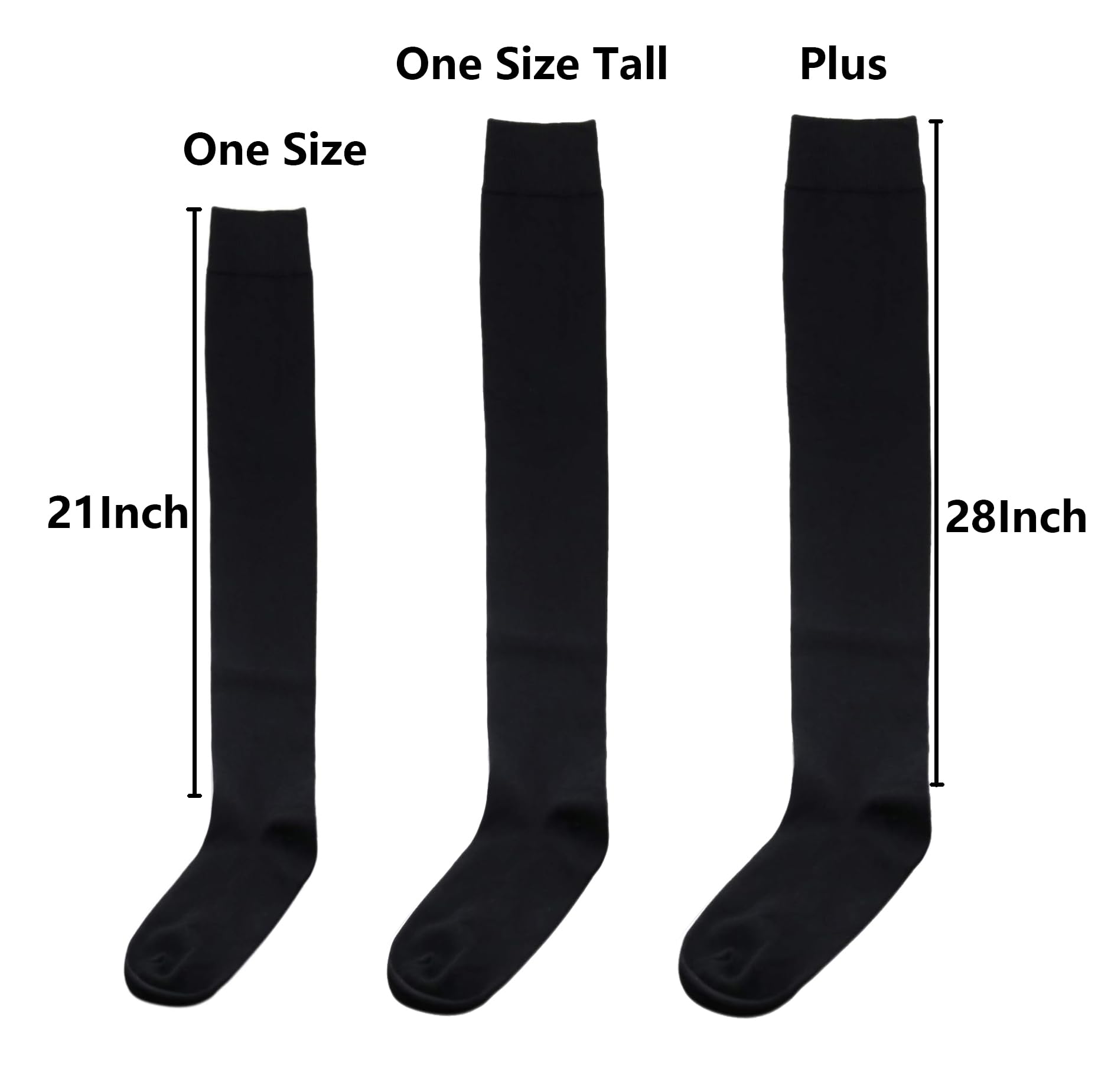 Bestjybt Women's Thigh High Socks - Cotton Warm Over The Knee Socks, Long Boot Stockings & Leg Warmers for Winter, Fall Fashion & Outdoor Activities