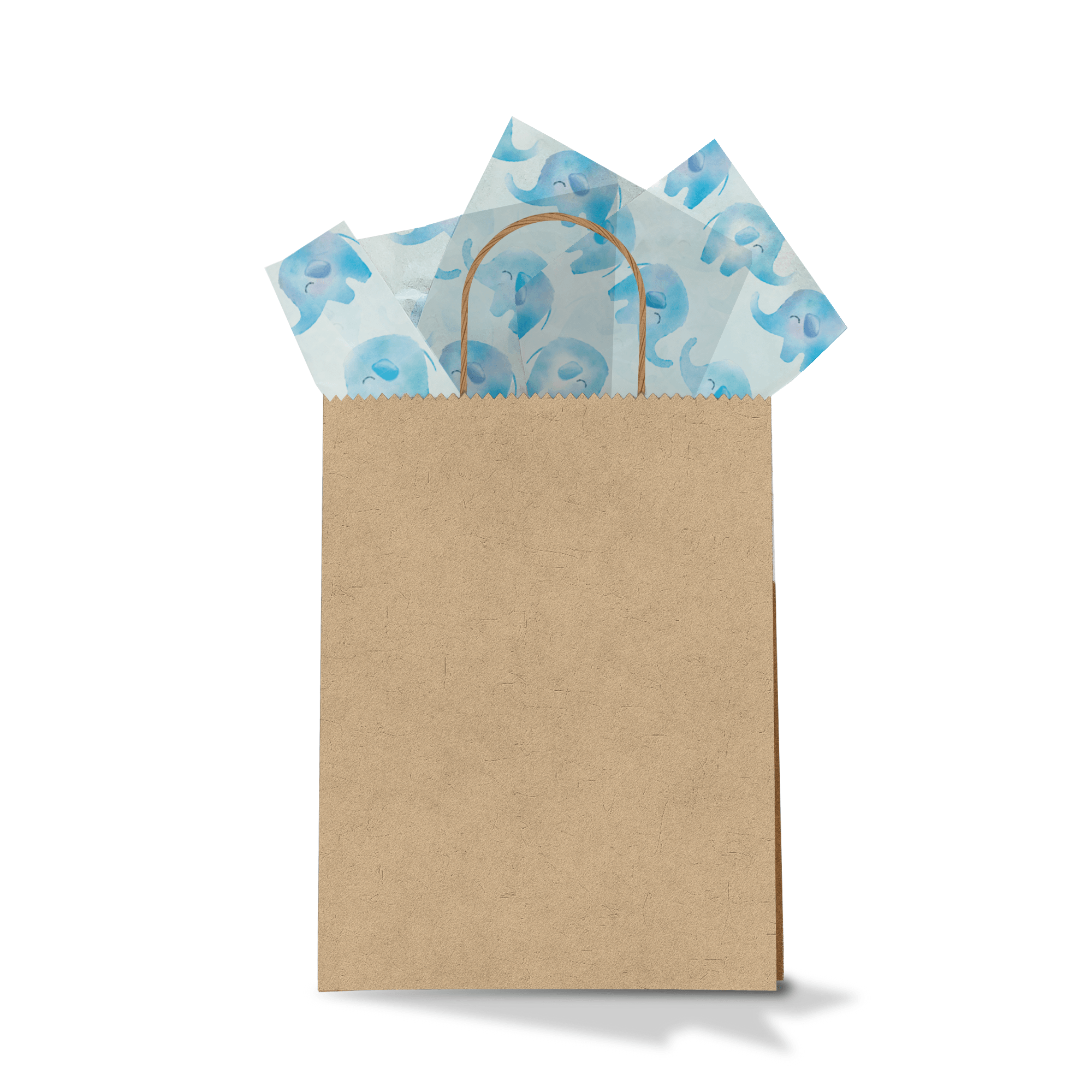 Premium Blue Elephant Tissue Paper - Soft, Decorative & Eco-Friendly for Gift Wrapping, Party Decorations & Craft Projects