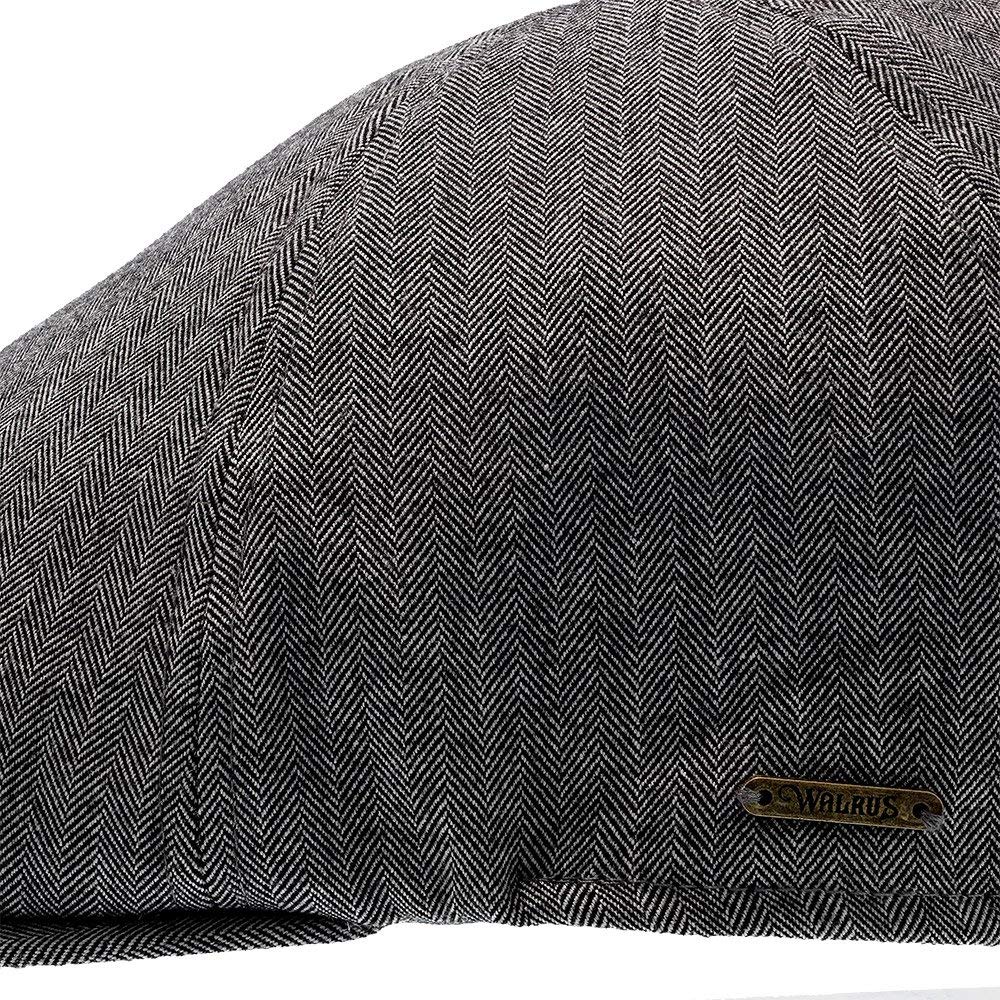 Walrus Checkmate Dark Gray Duckbill Cap - Stylish Casual Wear